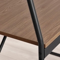 HÅVERUD / SANDSBERG Table and 4 stools, black/brown stained, 105 cm