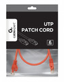 Gembird Patch Cord Cat.6 UTP 0.5m red