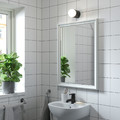 PINGSTSYREN Mirror, white, 60x80 cm