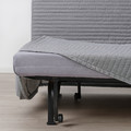 LYCKSELE MURBO 2-seat sofa-bed, Knisa light grey