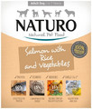 Naturo Adult Dog Wet Food Salmon with Rice and Vegetables 400g