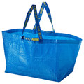 FRAKTA Shopping bag, large, blue, 71 l