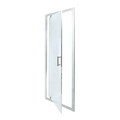 Pivot Shower Door Onega 80 cm, chrome/transparent