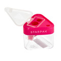 Starpak Double Plastic Sharpener Triangle, pink