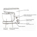 Feel Maestro 4.0L Planetary Stand Mixer 1000W MR-560