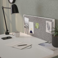 TROTTEN Noticeboard, white, 76x33 cm