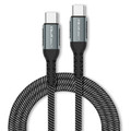 Qoltec Cable USB-C 1.5m, black