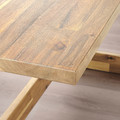 NACKANÄS Table, acacia, 140x76 cm