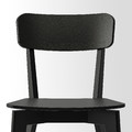 LISABO / LISABO Table and 4 chairs, black/black, 140x78 cm