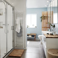 GoodHome Sliding Shower Door Beloya 120 cm, chrome/transparent