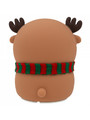MARY'S LED Reindeer Night Light with Scarf, Brown