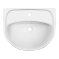 Ceramic Wash-basin Urmia 56.5 x 45,5 cm, white