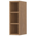 VADHOLMA Open storage, brown, stained ash, 20x37x60 cm