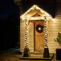 1000 LED Christmas String Lights, Warm White, indoors, outdoors