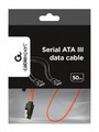 Gembird Cable SATA DATA III Metal Clips 50cm