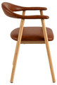 Dining Chair Addi, brandy PU