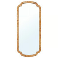 KANDLENÖT Mirror, rattan, 60x140 cm