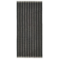 RIDSTIG Rug, flatwoven, grey/off-white, 80x180 cm
