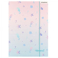 Document File Folder with Elastic Band A4 10pcs Mermaid, assorted patterns