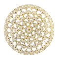 Wall Decoration Mandala 70cm, gold