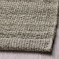 TIDTABELL Rug, flatwoven, grey, 133x195 cm