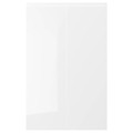 VOXTORP 2-p door f corner base cabinet set, right-hand/high-gloss white, 25x80 cm