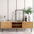 TV Bench Lattes, oak-look