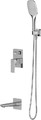 Omnires Concealed Bath Set Alton, chrome
