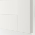 SANNIDAL Drawer front, white, 60x20 cm