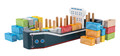 Joueco Container Ship Wooden Toy 2+