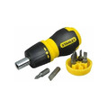 Stanley Stubby Ratcheting Multibit Screwdriver with 6 Tips