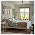 HEMNES Bed frame, white stain, 160x200 cm