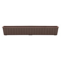 Balcony Plant Pot Box Agro 100 cm, brown