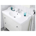 RÄTTVIKEN Single wash-basin, white, 102x49x6 cm