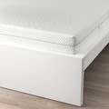 MALM Bed frame with mattress, white/Åbygda firm, 140x200 cm