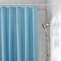 LUDDHAGTORN Shower curtain, blue, 180x180 cm