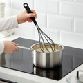 IKEA 365+ HJÄLTE Balloon whisk, stainless steel, black