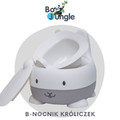 Bo Jungle B-Potty Bunny, grey-white