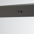 ÖVERSIDAN LED wardrobe lighting strp w sensor, dimmable dark grey, 71 cm