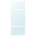 AULI 4 panels for sliding door frame, mirror glass, 100x236 cm