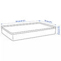 HARVMATTA Box with compartments, dark grey-beige, 24x18x6 cm