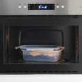 IKEA 365+ Food container with lid, rectangular/plastic, 1.0 l