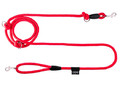 CHABA Adjustable Dog Leash 6mm x 138/269cm, red