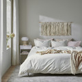 ÄNGSLILJA Duvet cover and 2 pillowcases, white, 200x200/50x60 cm