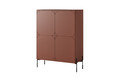 High Cabinet Sideboard Sonatia 120, burgundy