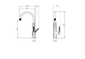 GoodHome Kitchen Tap Carya, steel