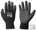 Bradas Gloves Pure Black PU, size 11
