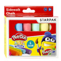 Starpak Sidewalk Chalk 6 Colours Play-Doh