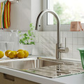 SALLSJÖN Kitchen mixer tap pull out, stainless steel colour