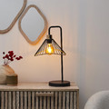 Table Lamp Anel, black/rattan